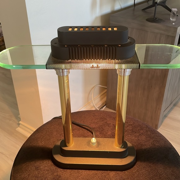Vintage Postmodern Halogen Desk Banker Portable Accent Lamp X 1980’s. - Picture 6 of 6
